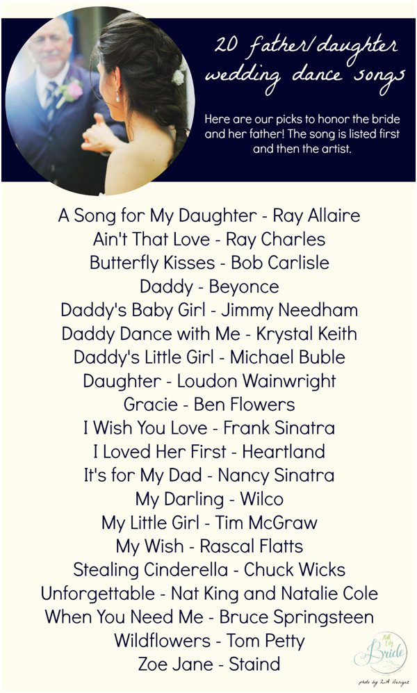 20 Father Daughter Dance Song Ideas