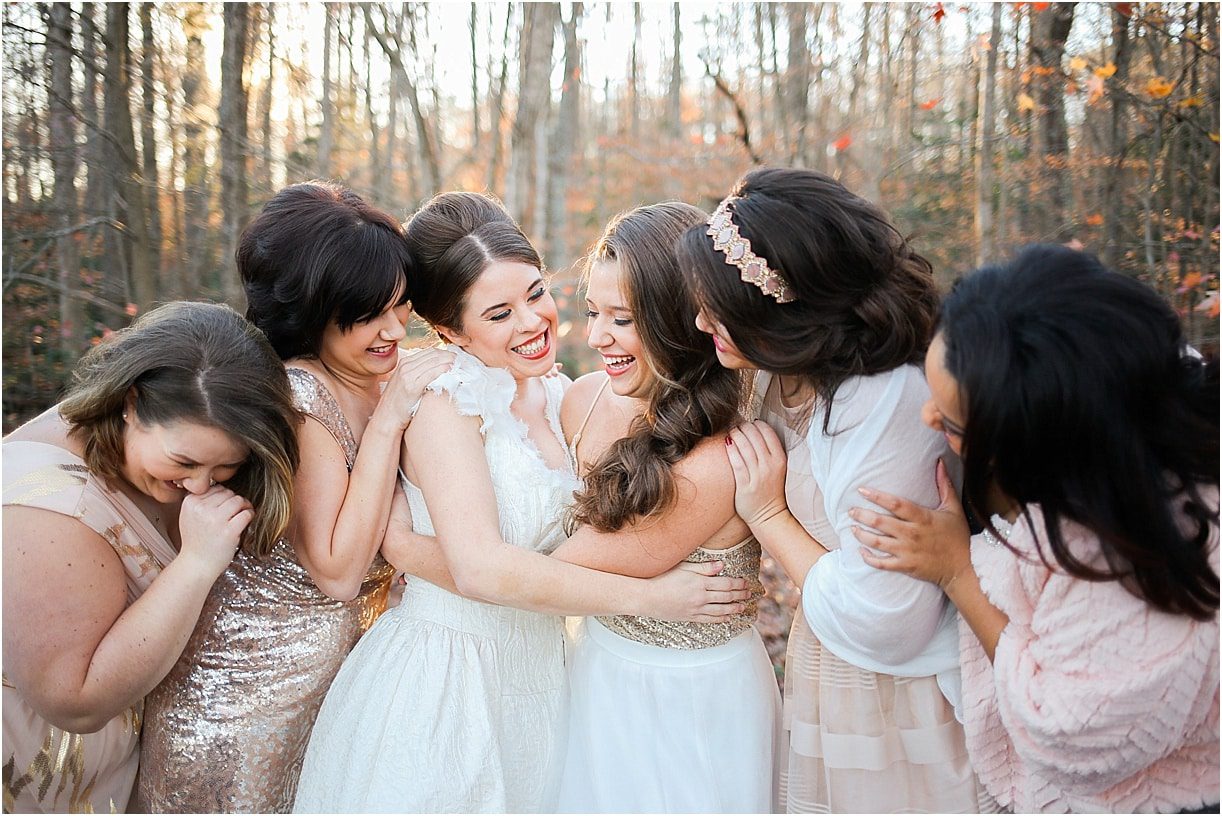 Hair and Makeup Bride and Bridesmaids