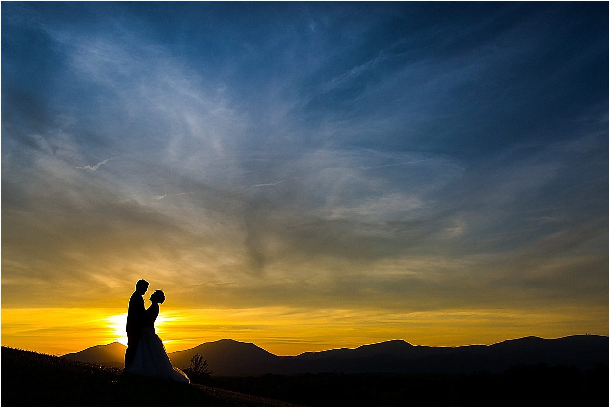 Picturesque Lynchburg Wedding at Sierra Vista Sunset