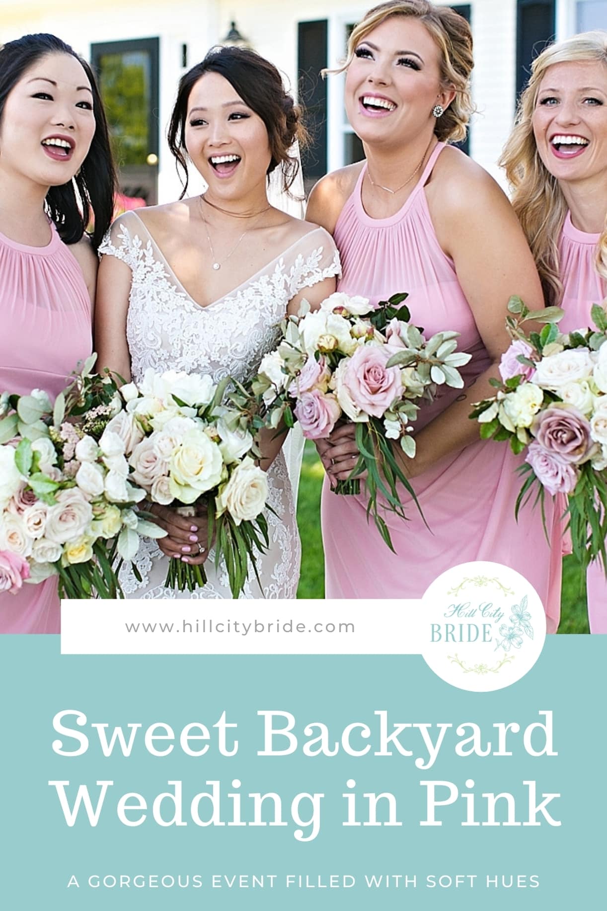 Sweet Backyard Wedding in Pink Tones