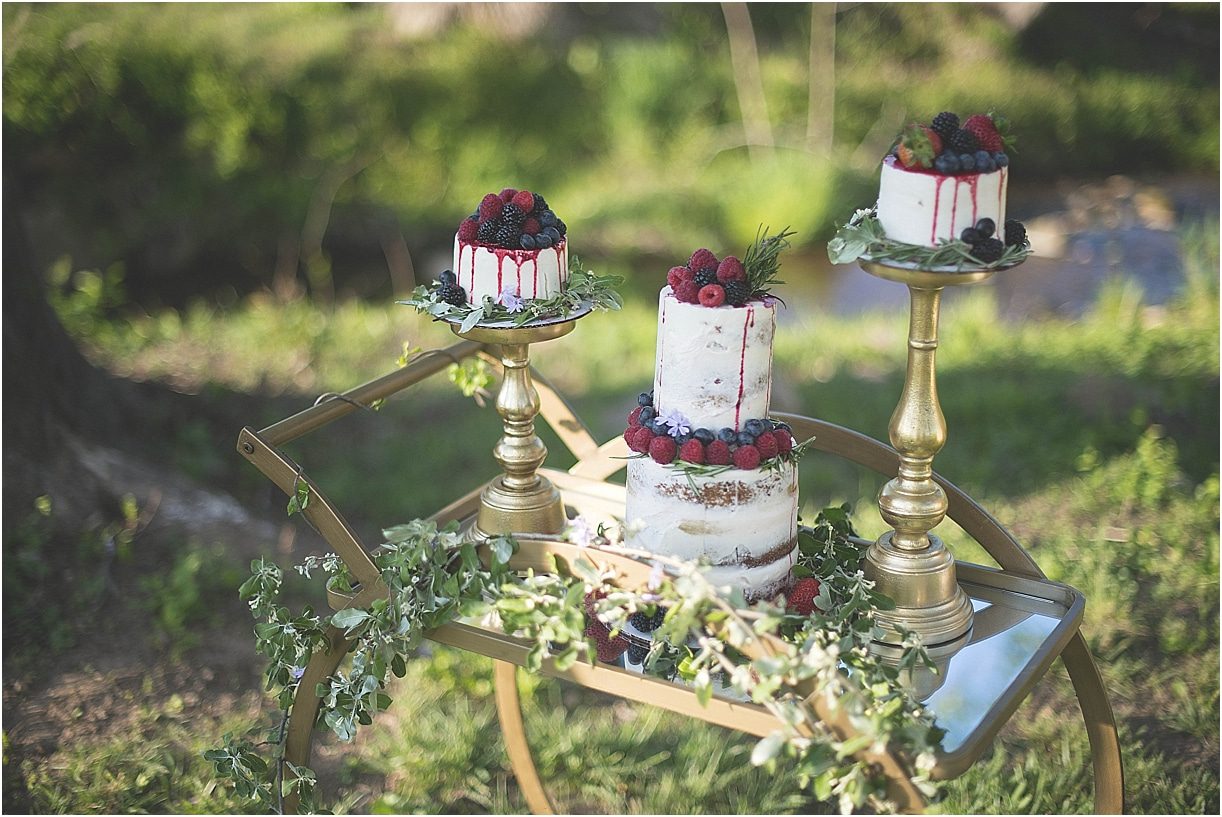 Cake with Fresh Berries