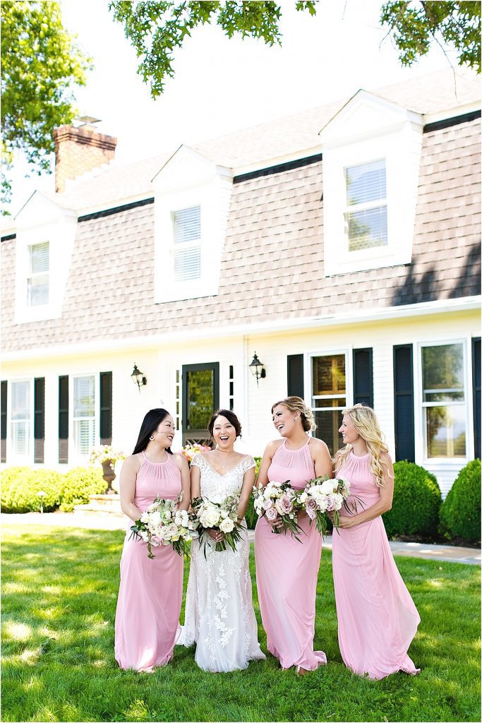 See the Most Beautiful Backyard Wedding Bursting with Pink - HCB