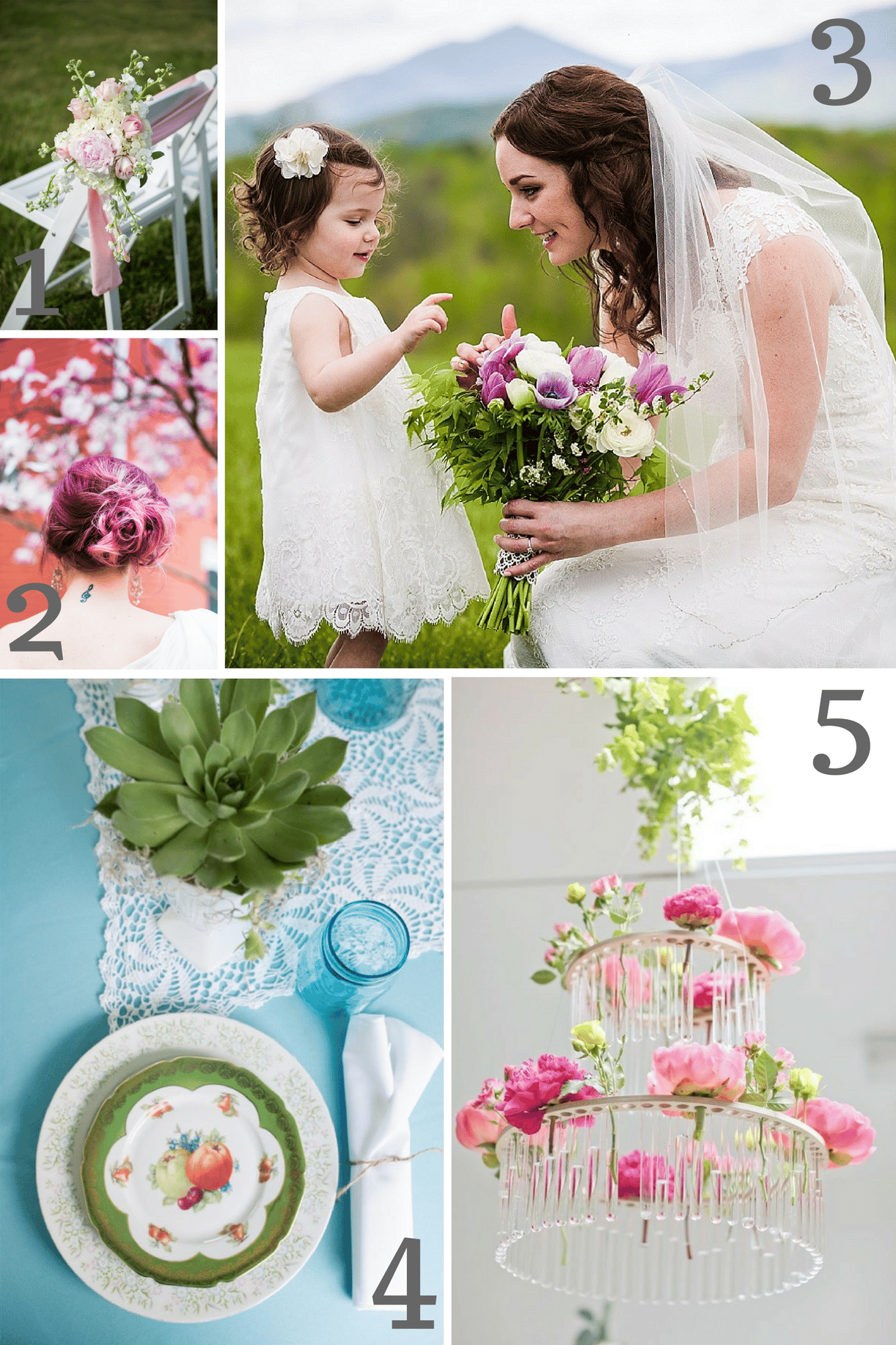 Spring Wedding Inspiration as seen on Hill City Bride