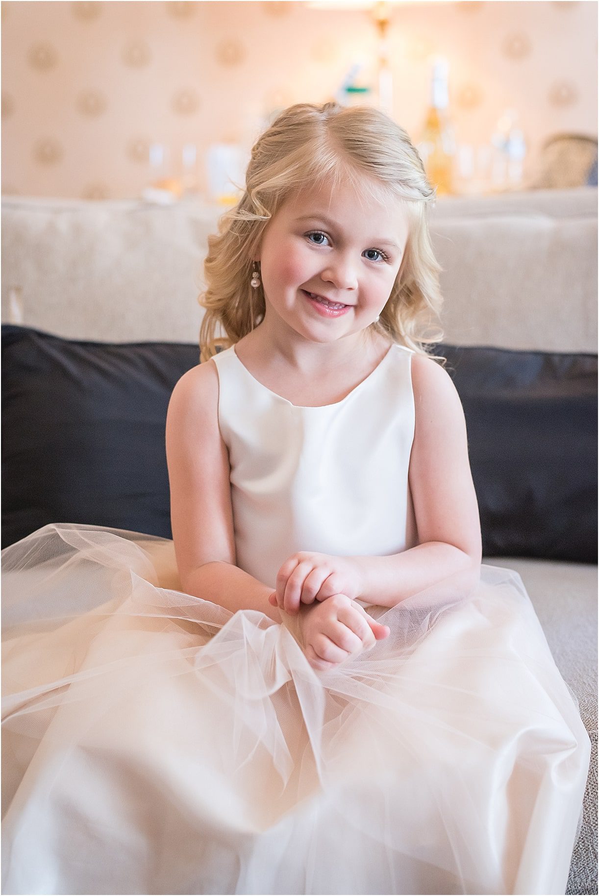 Sophisticated Richmond Wedding in Virginia as seen on Hill City Bride by Melissa Desjardins Photography Flower Girl