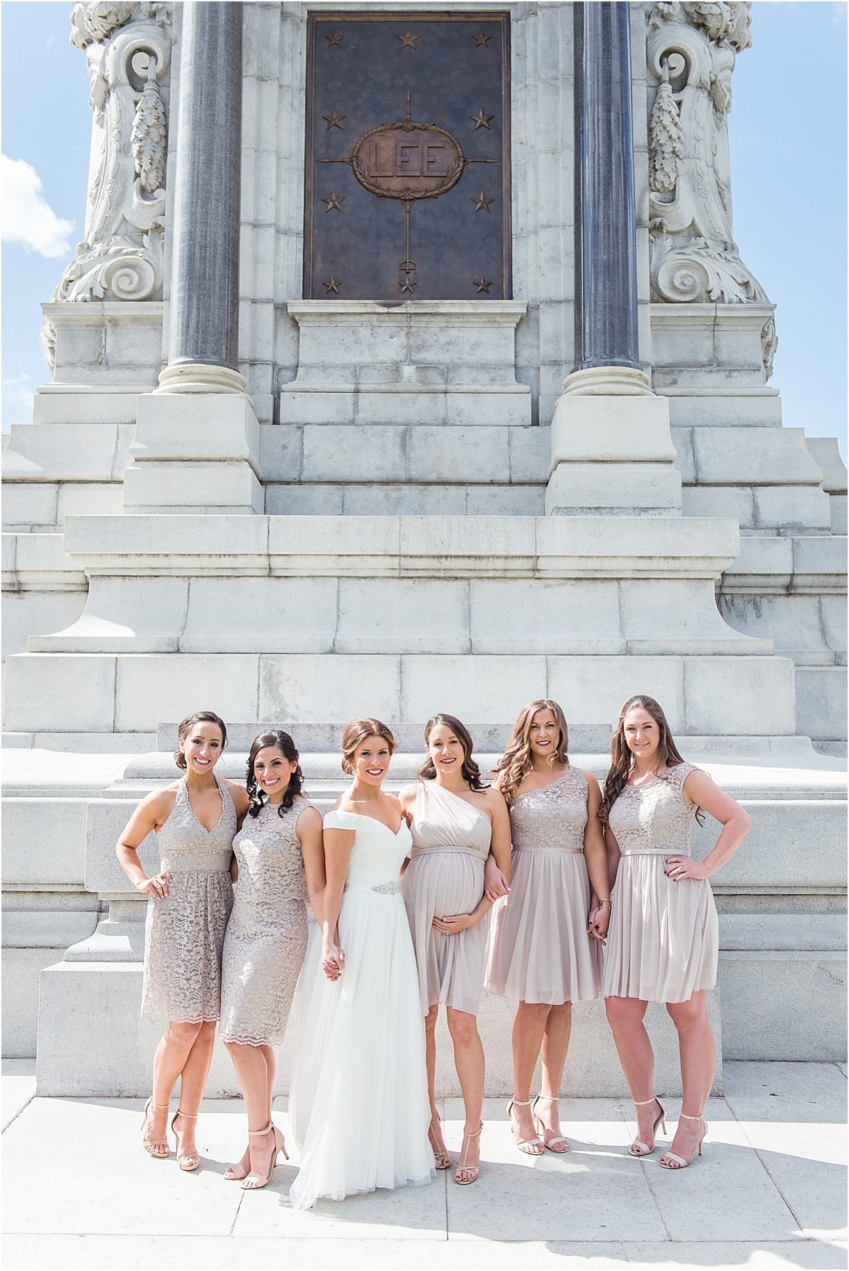 Sophisticated Richmond Wedding in Virginia as seen on Hill City Bride by Melissa Desjardins Photography Bridesmaids