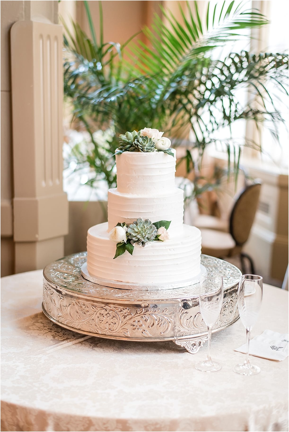 Sophisticated Richmond Wedding in Virginia as seen on Hill City Bride by Melissa Desjardins Photography Cake