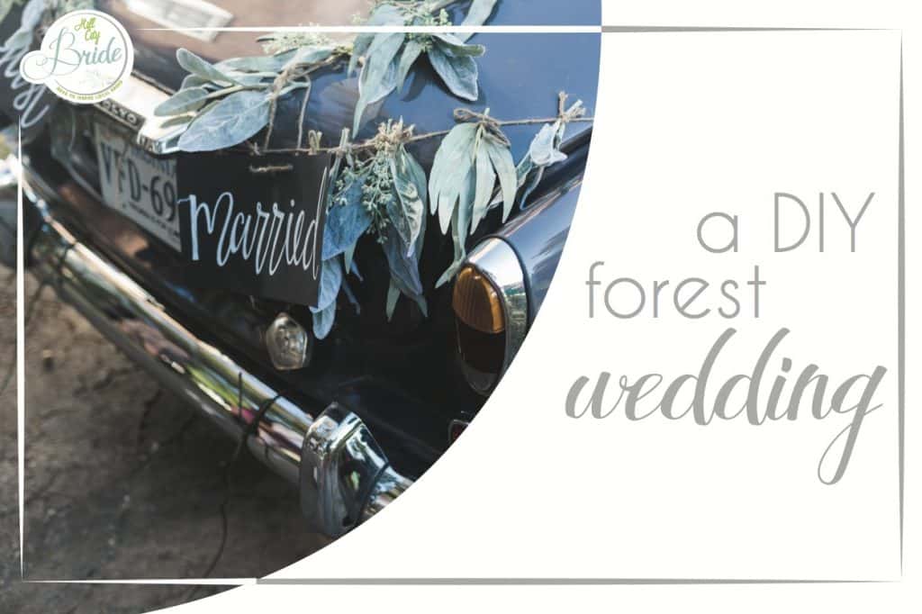 Lynchburg Virginia DIY Forest Wedding as seen on Hill City Bride