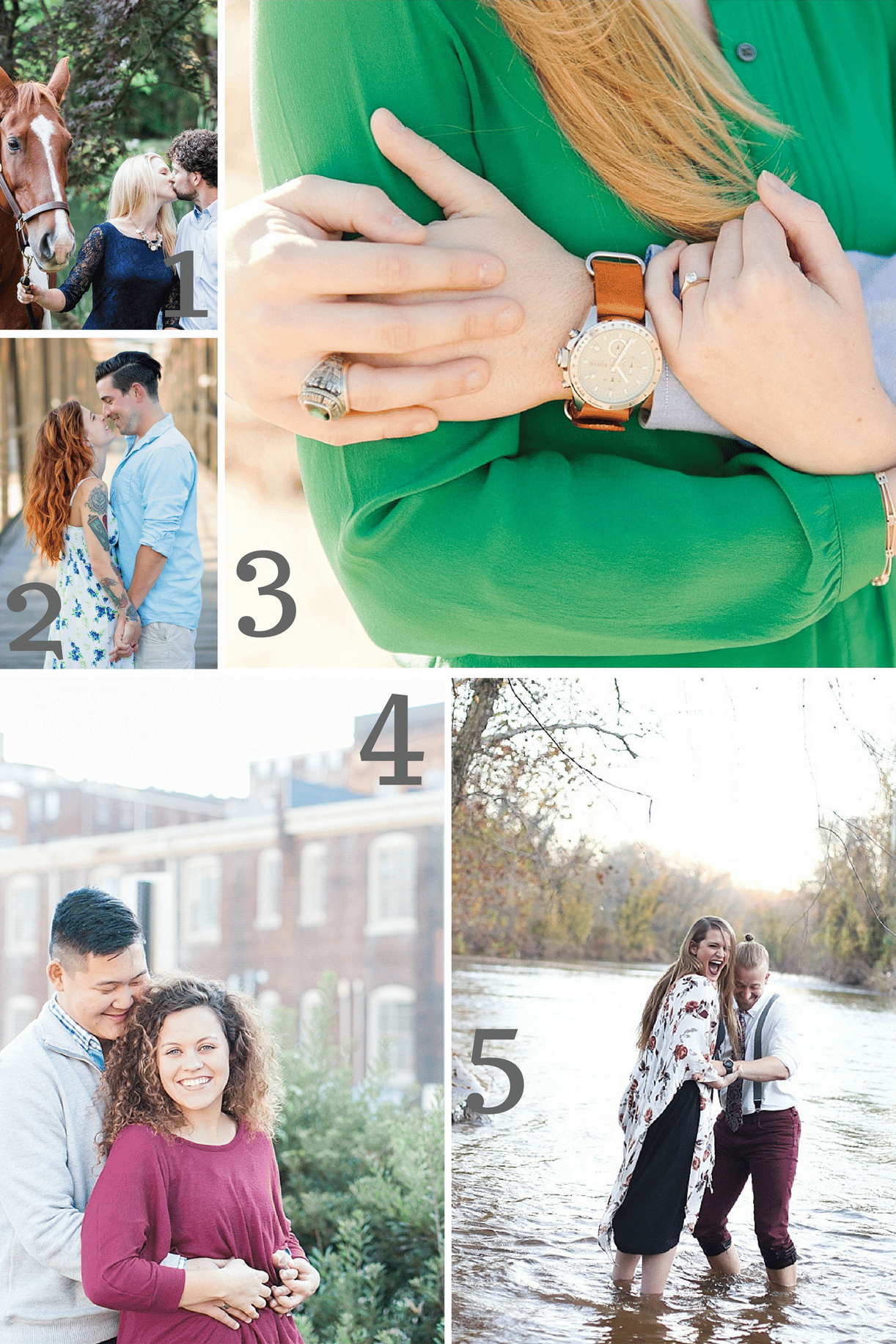 Engagment Session Inspiration as seen on Hill City Bride Wedding Blog