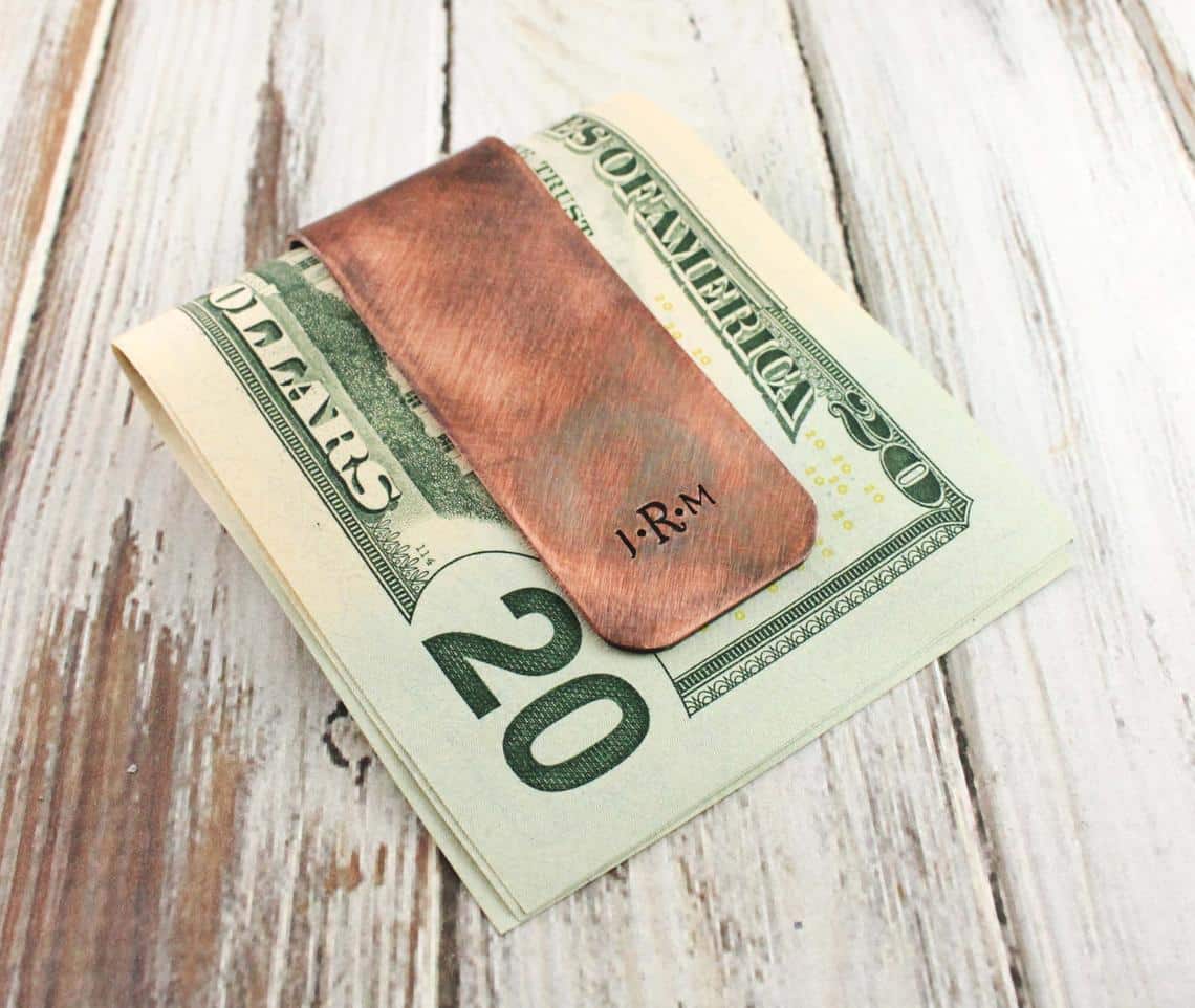 Personalized Money Clip Father of the Bride Gift Ideas