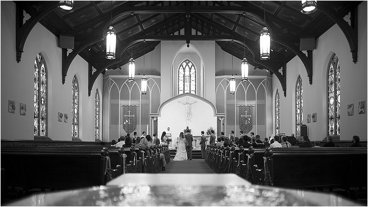 Lynchburg Virginia Sweet DIY Wedding as seen on Hill City Bride Ceremony Church 