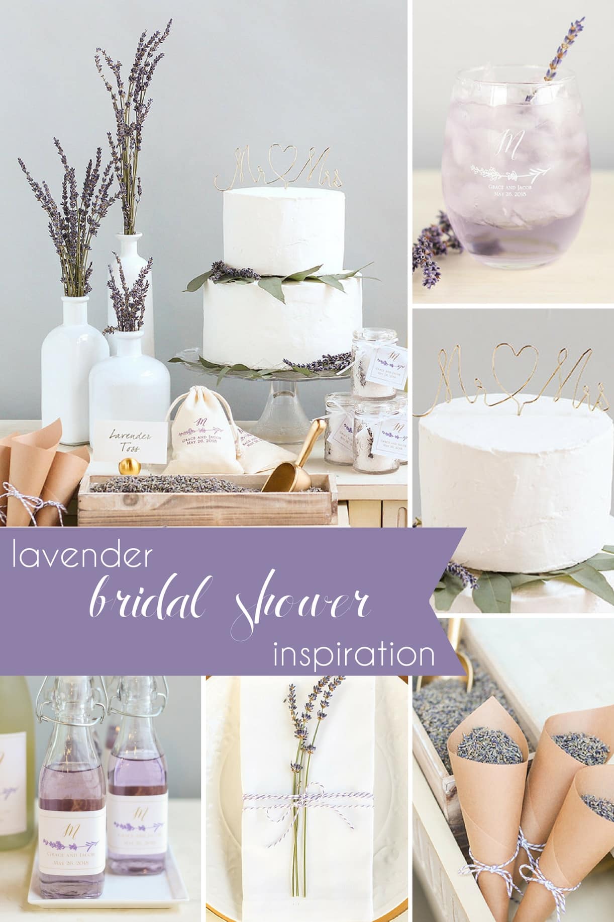 Lavender Bridal Shower Inspiration as seen on Hill City Bride Virginia Wedding Blog - purple, favor, twine, natural