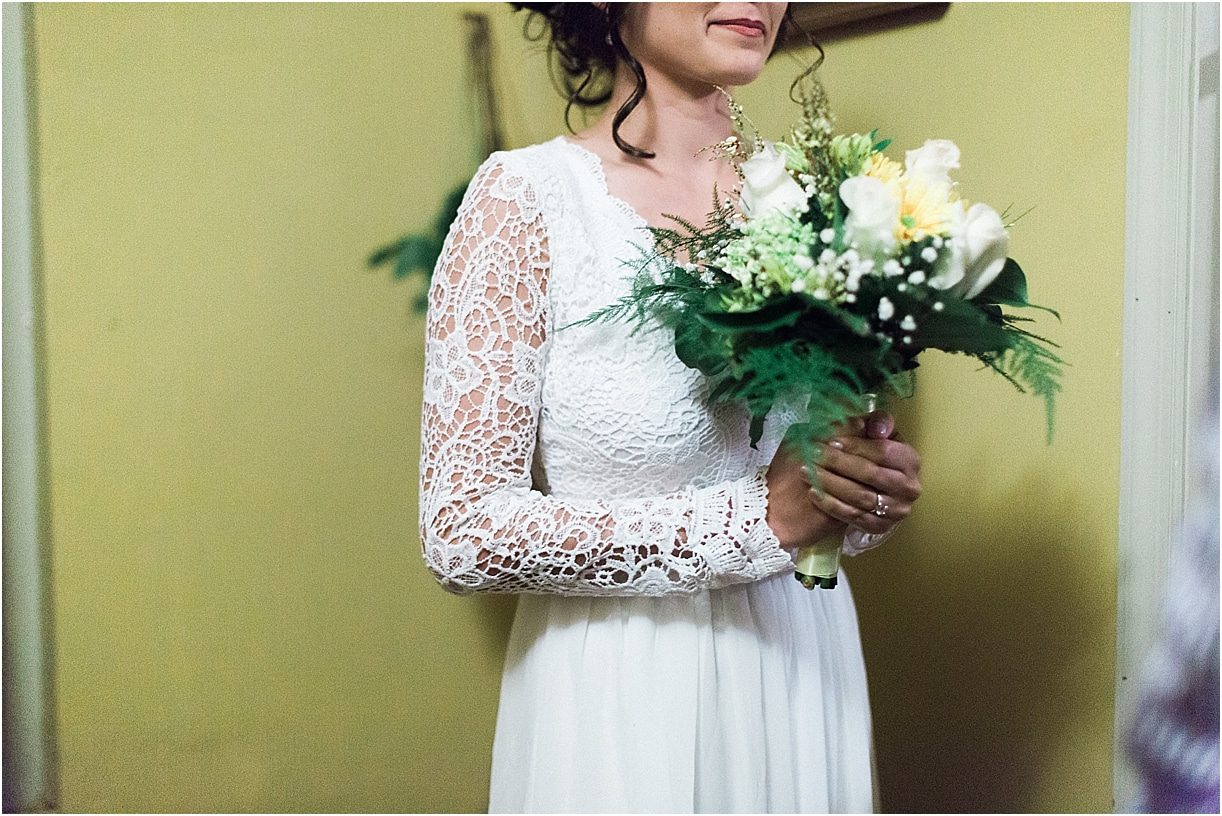 White Hart Wedding in Lynchburg as seen on Hill City Bride Virginia Wedding Blog by Gaudium Photography - bride, gown, flowers