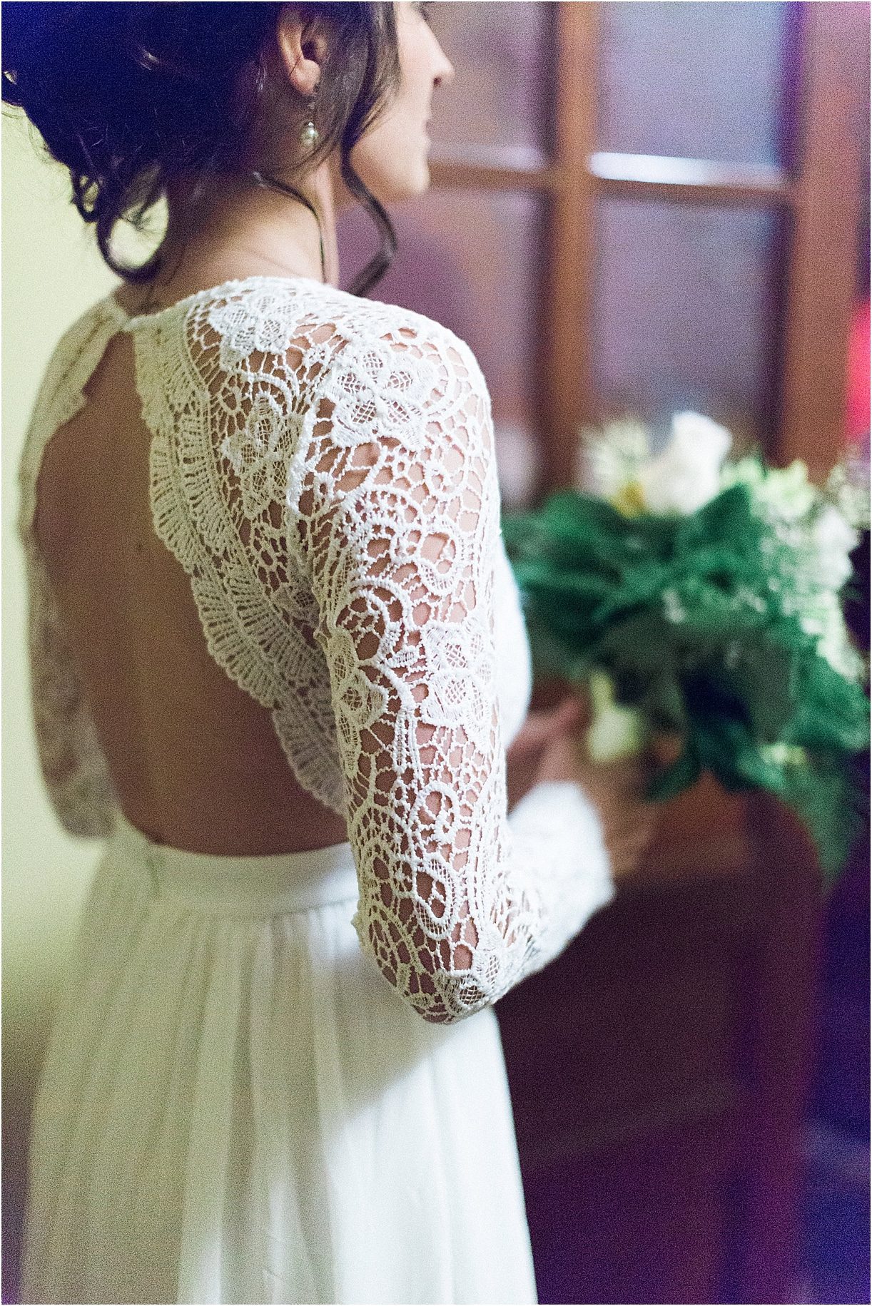 White Hart Wedding in Lynchburg as seen on Hill City Bride Virginia Wedding Blog by Gaudium Photography - lace, dress, gown