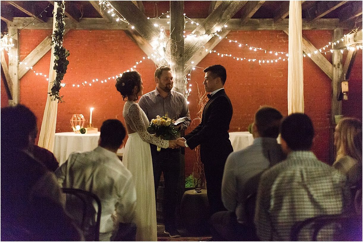 White Hart Wedding in Lynchburg as seen on Hill City Bride Virginia Wedding Blog by Gaudium Photography - ceremony