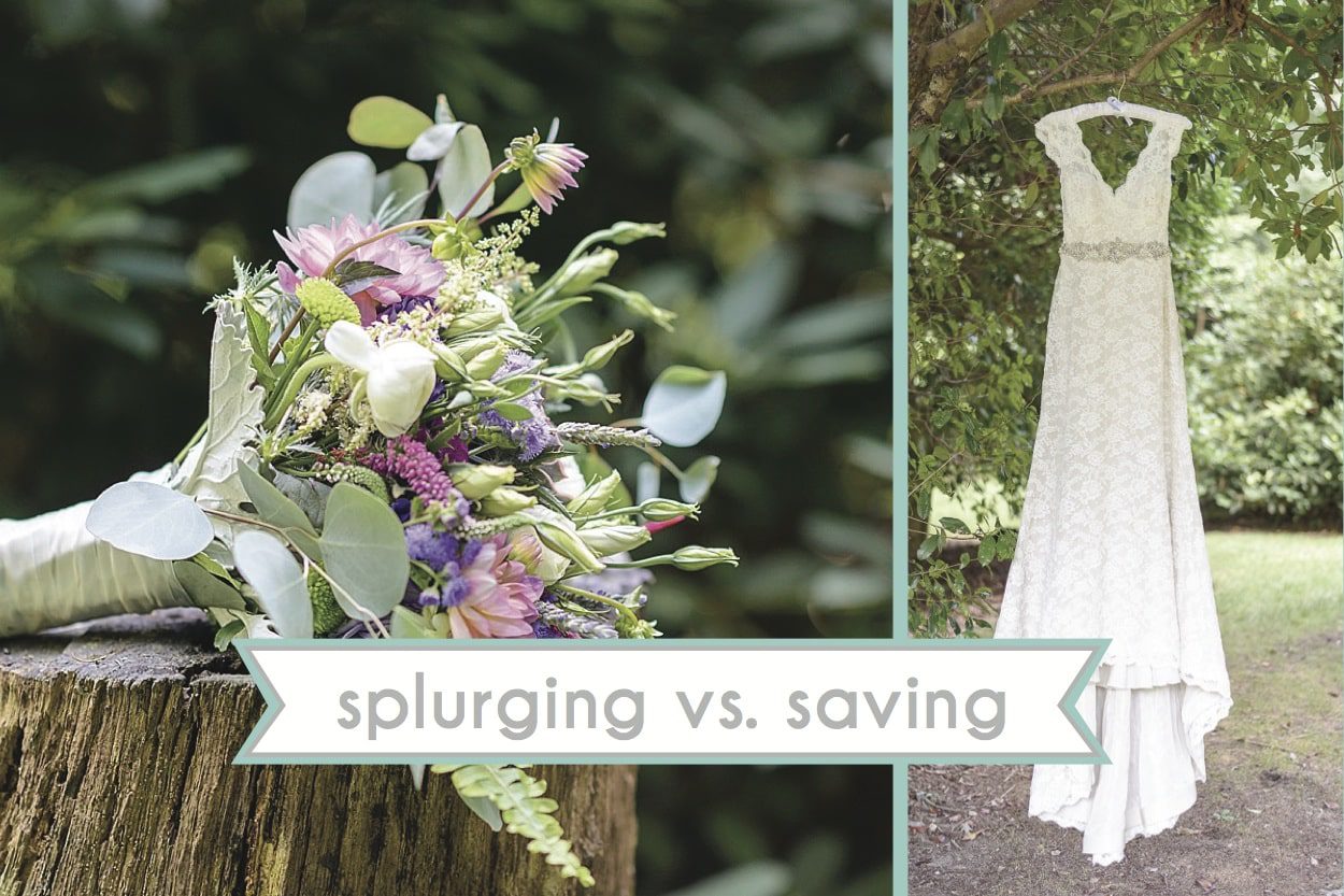 Splurge vs. Save on Weddings as seen on Hill City Bride Virginia Wedding Blog
