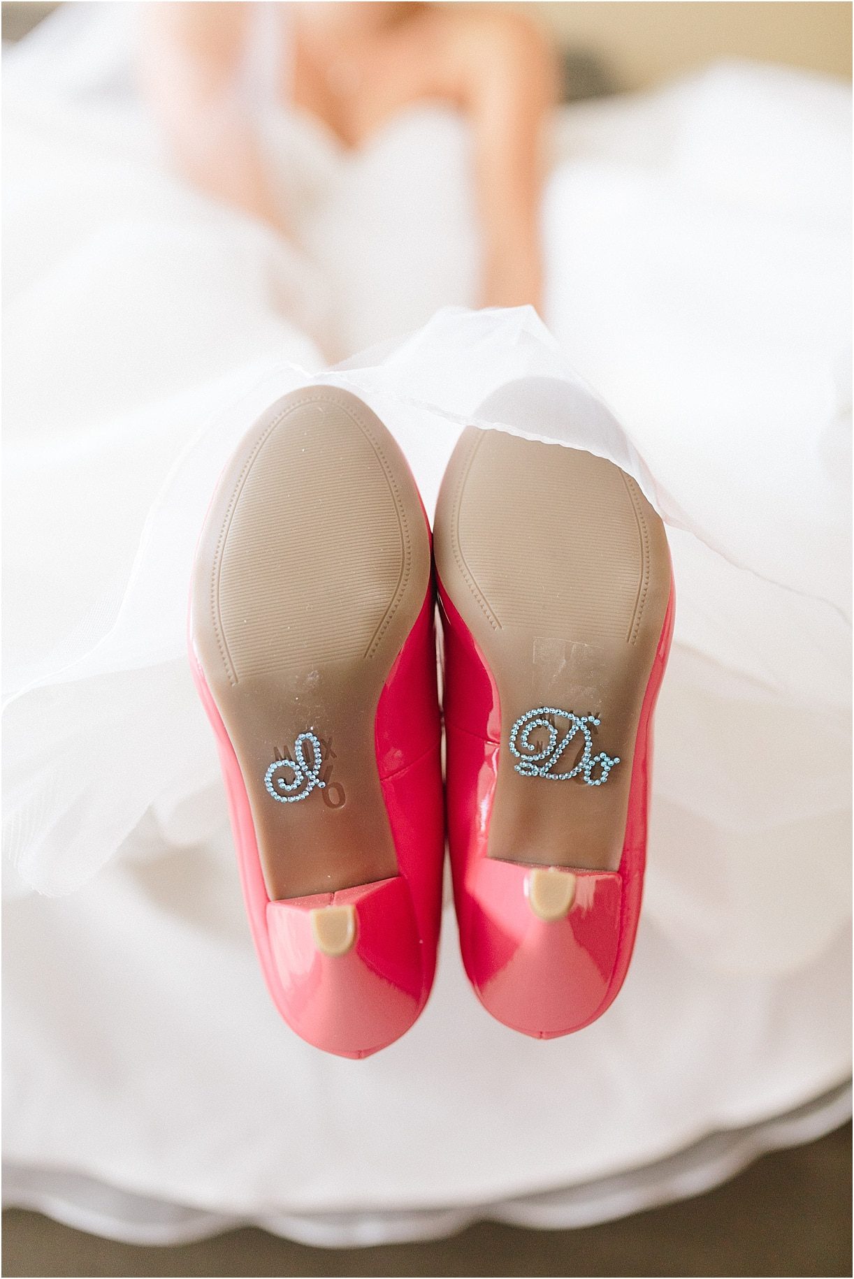 A Pink and Aqua Roanoke Virginia Wedding as seen on Hill City Bride Blog and Magazine - I do shoes
