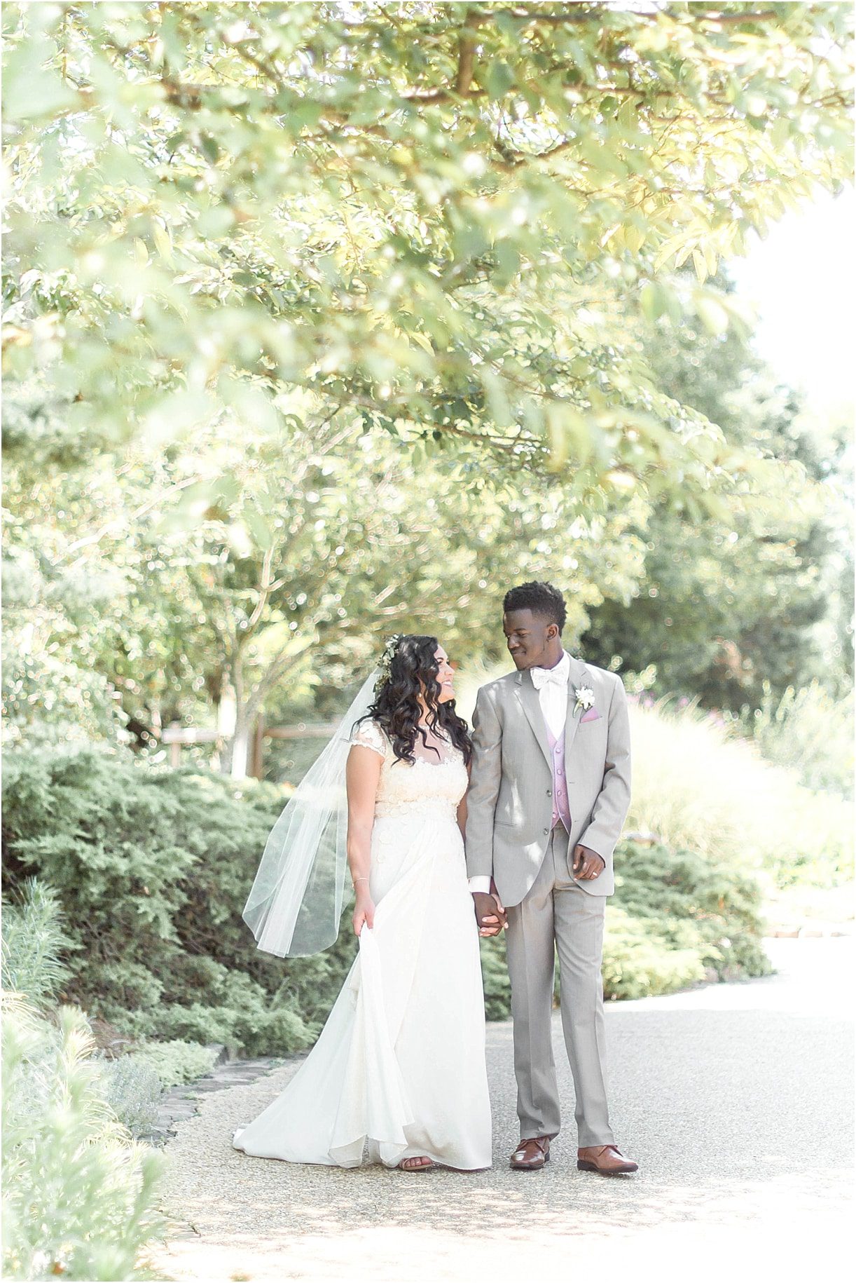 Interracial Lavender Richmond Virginia Wedding as seen on Hill City Bride Blog by Demi Mabry Photography newlyweds groom