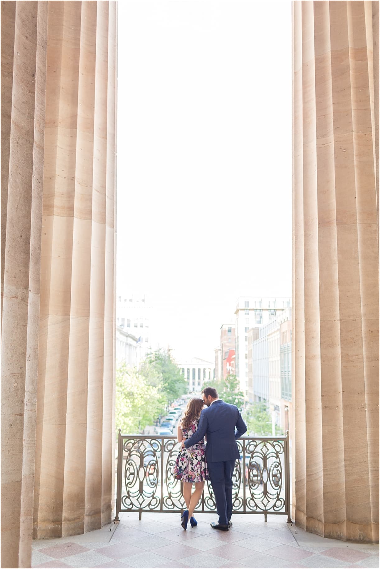 Washington DC National Portrait Gallery Engagement Session as seen on Hill City Bride Virginia Wedding Blog by Kir2ben