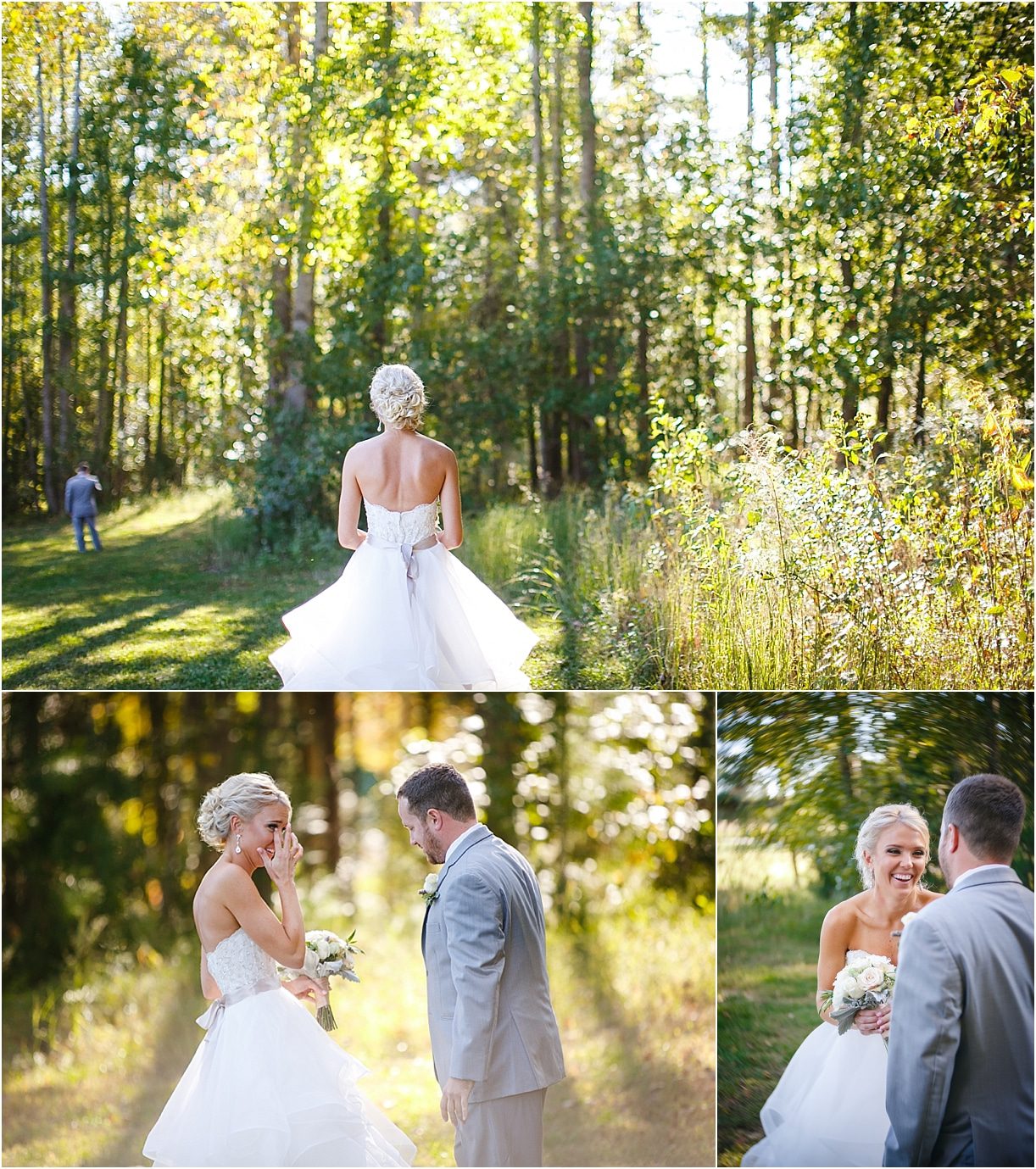 Virginia Winery Wedding at New Kent as seen on Hill City Bride Blog by Rebecca Keeling Studios - lavender, purple, outdoor, first look
