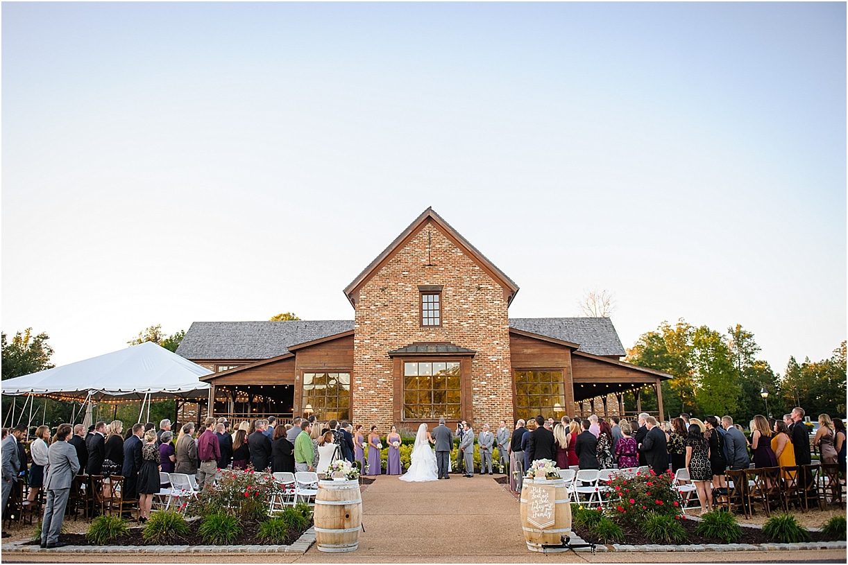Virginia Winery Wedding at New Kent as seen on Hill City Bride Blog by Rebecca Keeling Studios - lavender, purple, outdoor, ceremony
