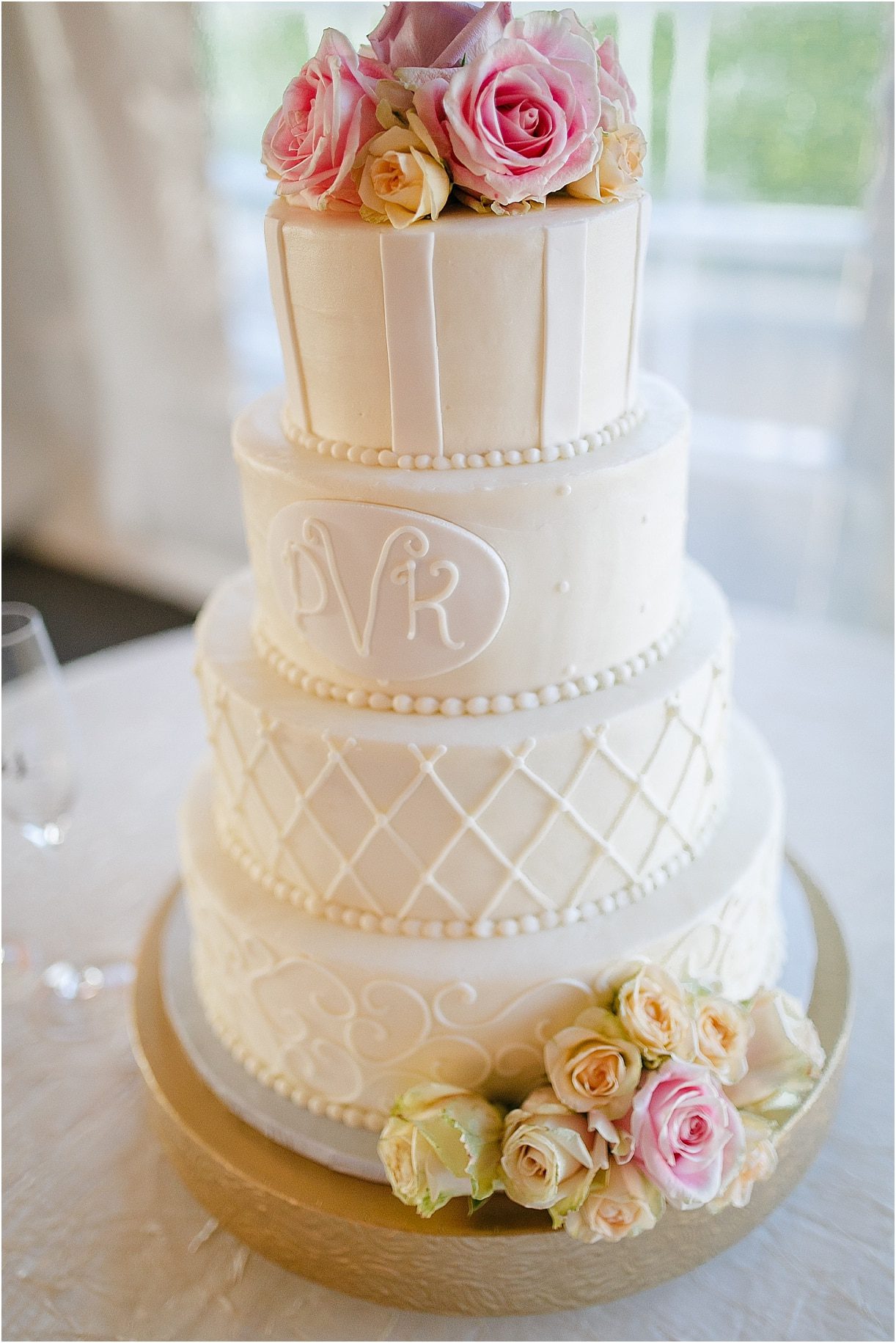 Virginia Winery Wedding at New Kent as seen on Hill City Bride Blog by Rebecca Keeling Studios - lavender, purple, outdoor, cake