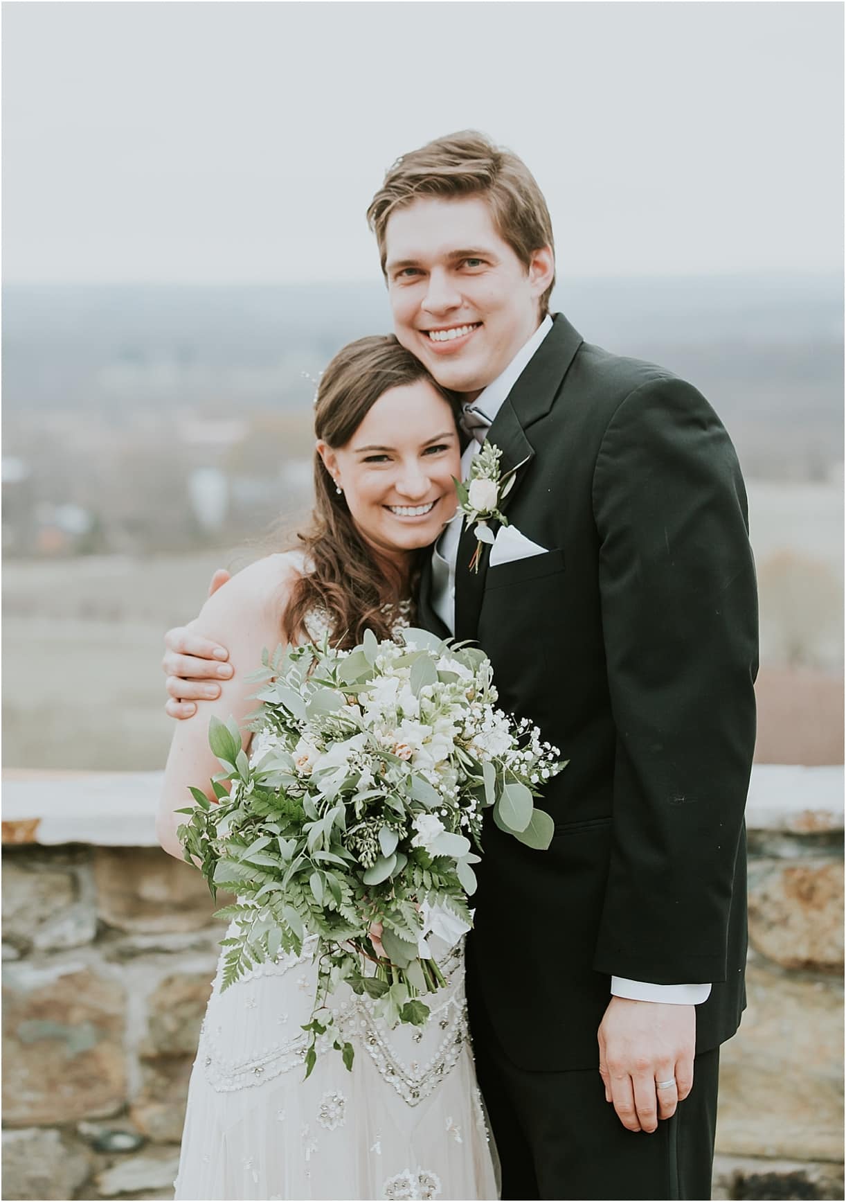 Lovely Virginia Vineyard Wedding as seen on Hill City Bride Blog by Vness Photography - newlyweds