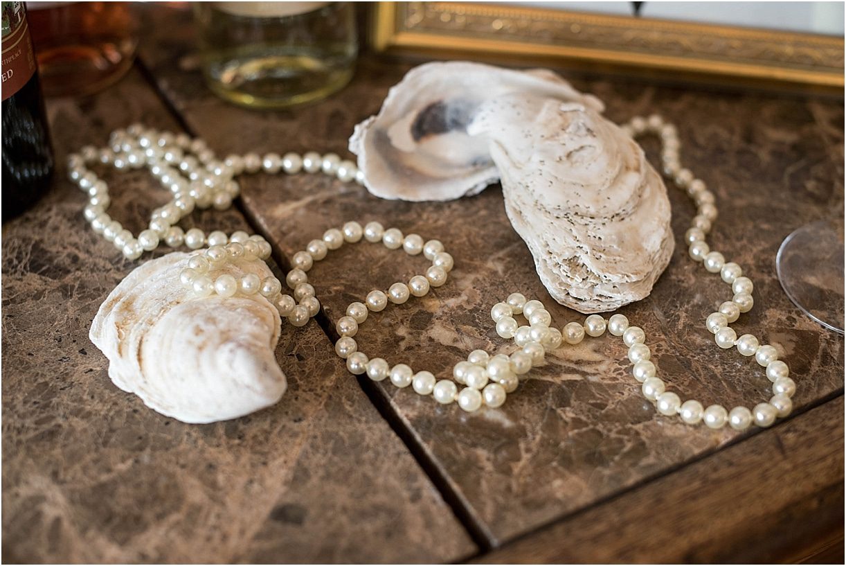 The Tides Inn Virginia Wedding Inspiration as seen on Hill City Bride Blog by Will Hawkins Photography - accessories, pearls