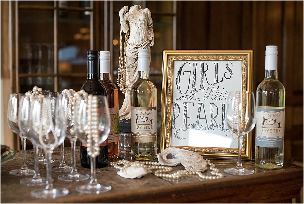 The Tides Inn Virginia Wedding Inspiration as seen on Hill City Bride Blog by Will Hawkins Photography - pearls, cocktail