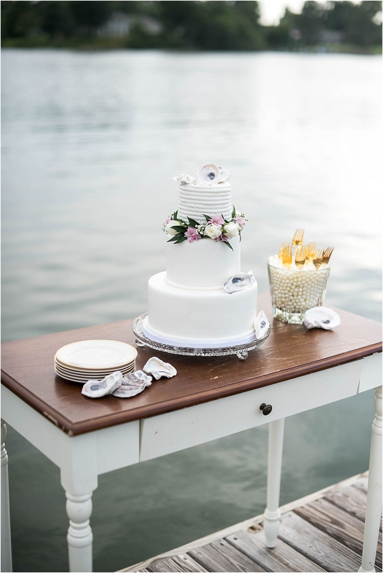 The Tides Inn Virginia Wedding Inspiration as seen on Hill City Bride Blog by Will Hawkins Photography - dessert, sweets, table