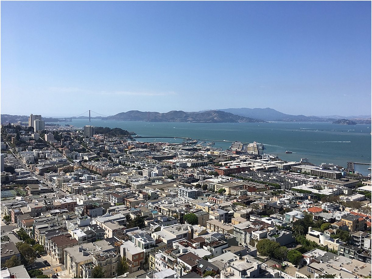 Hotel Griffon and San Francisco Walking Tour as seen on Hill City Bride Virginia Wedding Blog and Destination Travel View from Coit Tower