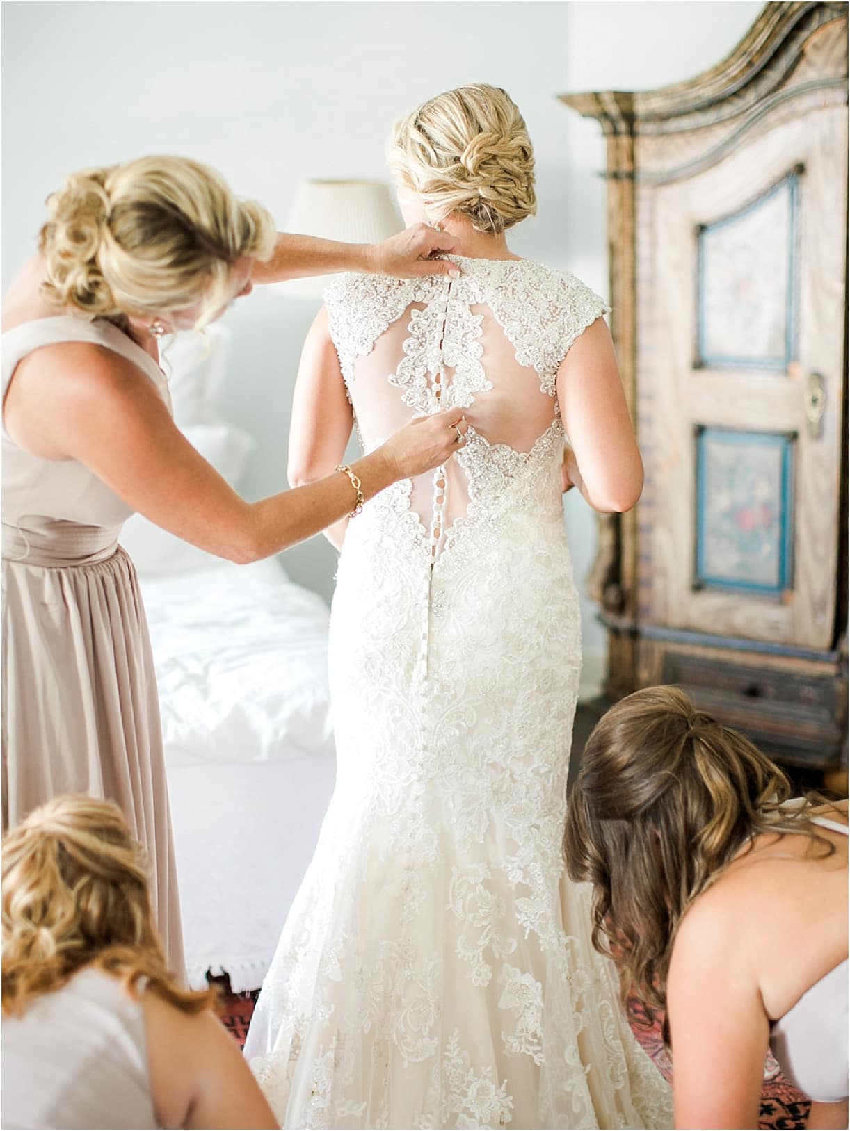 Historic Virginia Plantation Wedding as seen on Hill City Bride Blog by Rebekah Emily Photography - gown, dress, getting ready