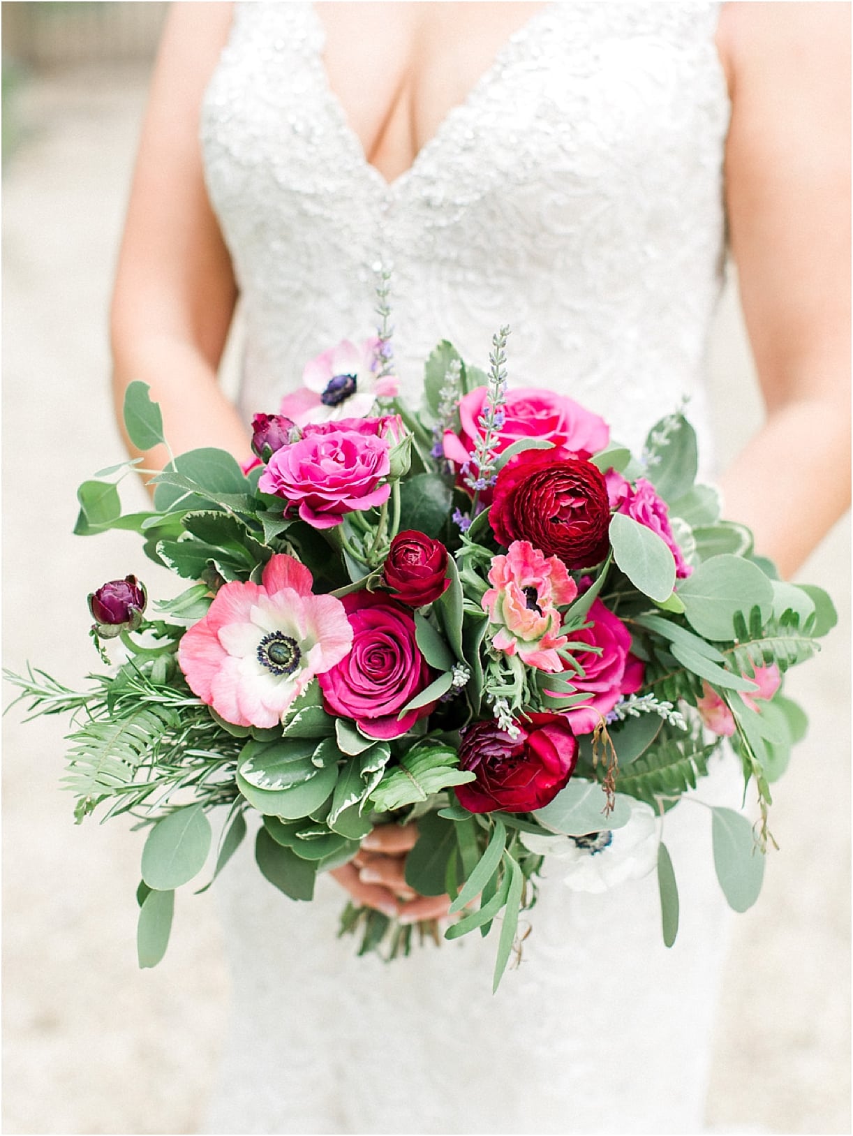 Historic Virginia Plantation Wedding as seen on Hill City Bride Blog by Rebekah Emily Photography - bouquet, flowers, anemone