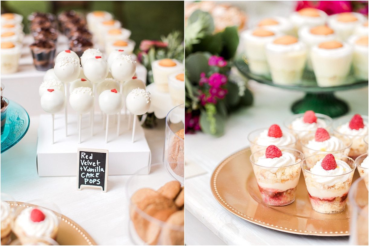Historic Virginia Plantation Wedding as seen on Hill City Bride Blog by Rebekah Emily Photography - sweets, cupcake, cake pop, pops, dessert table