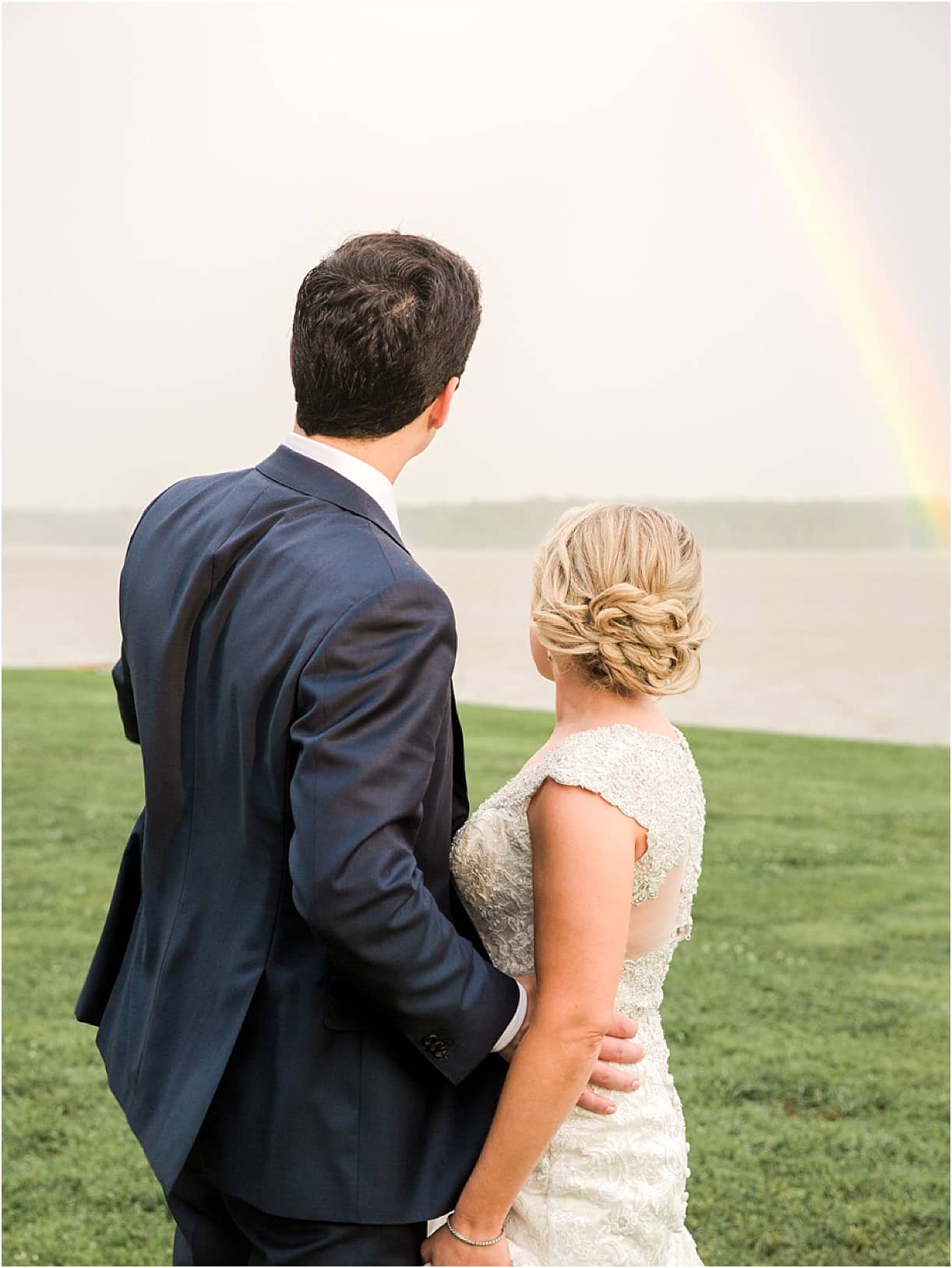 Historic Virginia Plantation Wedding as seen on Hill City Bride Blog by Rebekah Emily Photography - rainbow