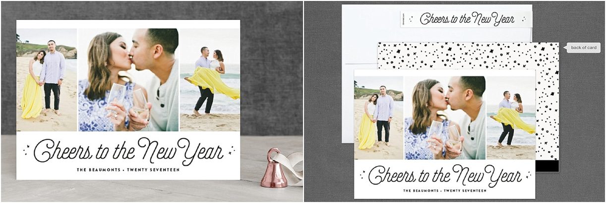 Holiday Card Ideas for Newlyweds as seen on Hill City Bride Virginia Wedding Blog - Minted, photo card, christmas card, new years