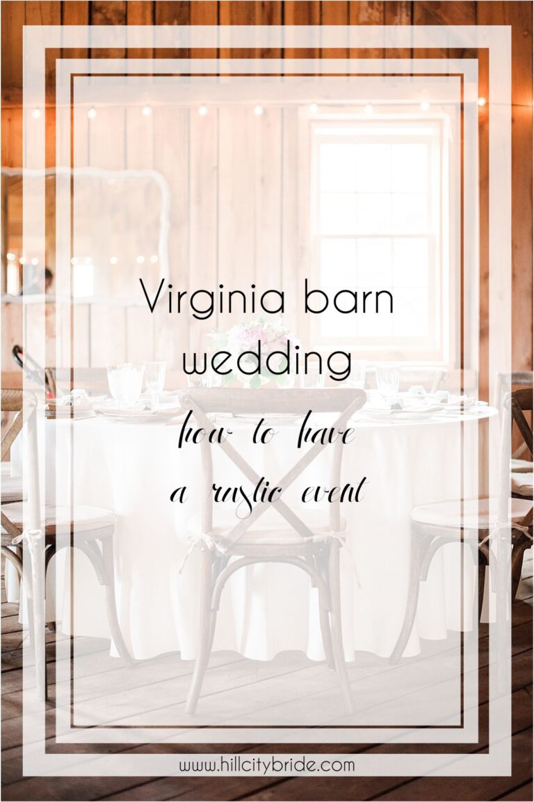 How to Plan a Virginia Barn Wedding
