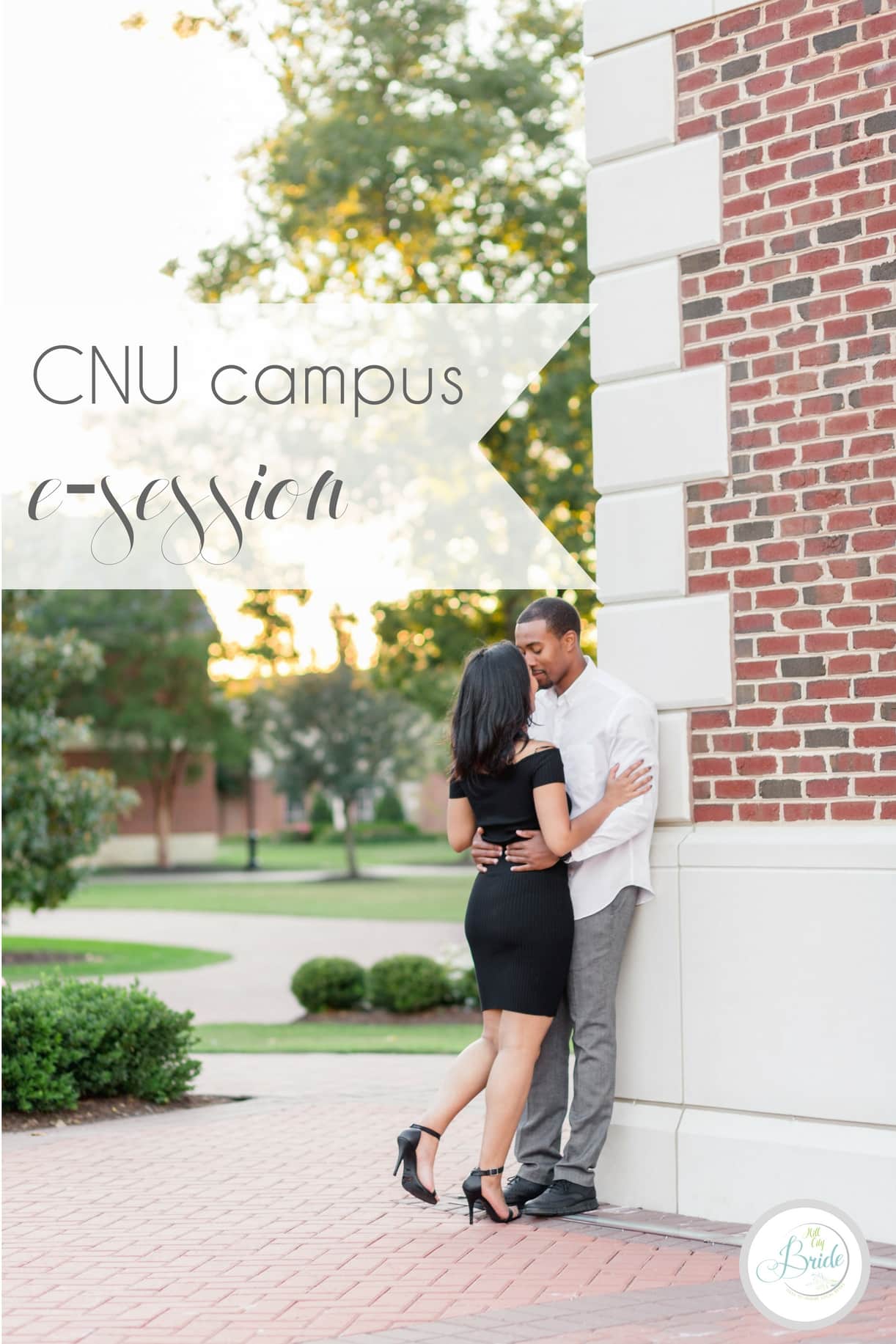 CNU Engagement Session as seen on Hill City Bride Wedding Blog Norfolk Christopher Newport University African American