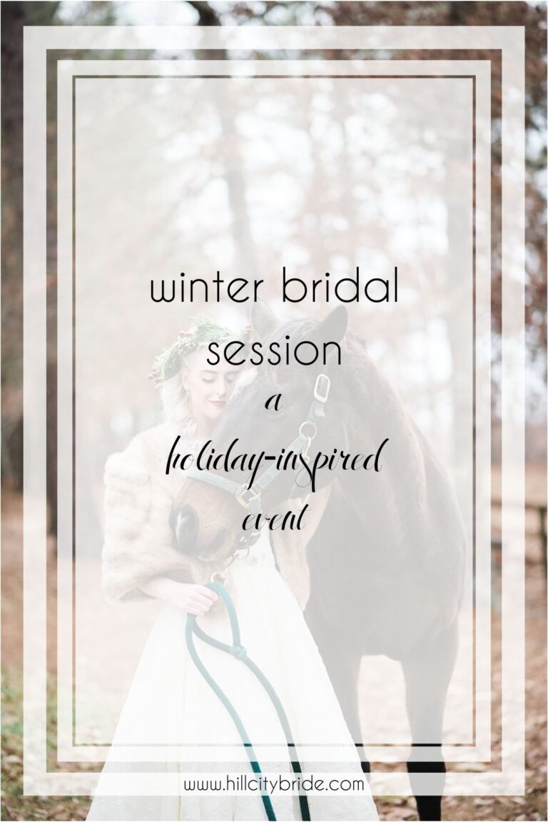 Inspiring Winter Bridal Session