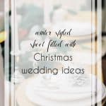 Christmas Wedding Inspiration