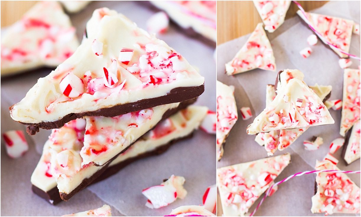 White Chocolate Holiday Treats DIY as seen on Hill City Bride Virginia Wedding Blog - peppermint bark recipe from Jessica in the Kitchen