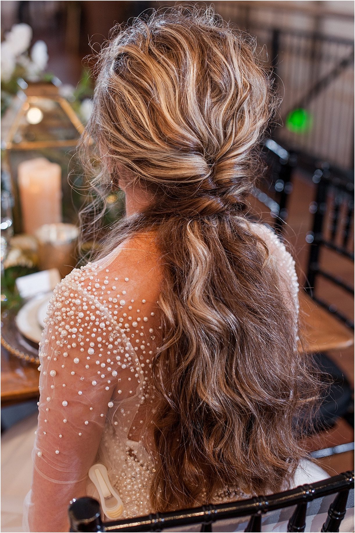 New Year's Eve Wedding Inspiration | Hill City Bride Virginia Wedding Blog - NYE Charlottesville Half Up Half Down Hair