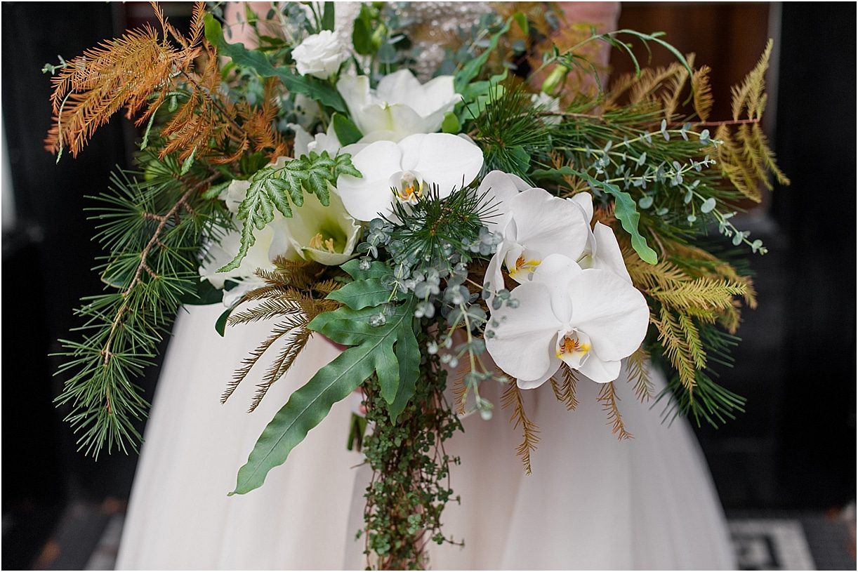 New Year's Eve Wedding Inspiration | Hill City Bride Virginia Wedding Blog - NYE Charlottesville Orchid Bouquet