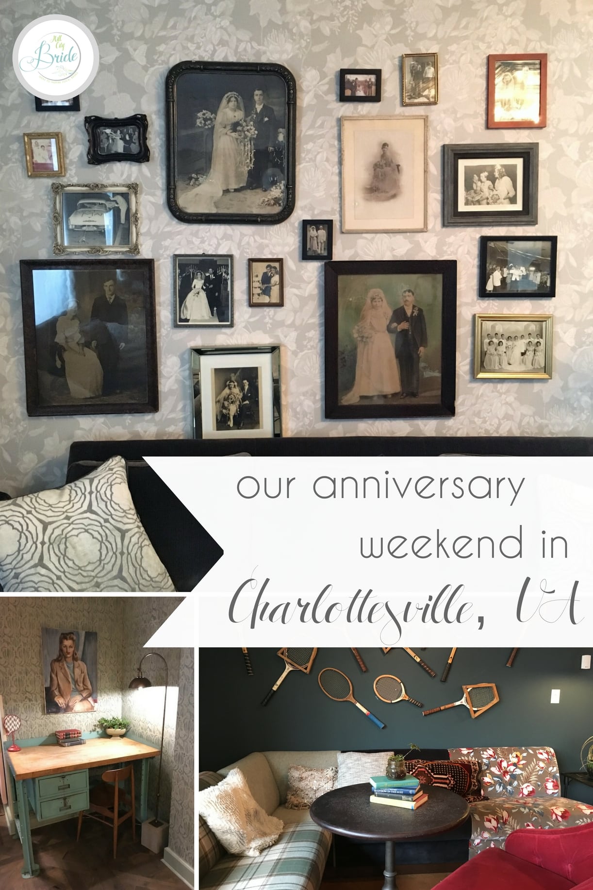 Our Anniversary Weekend in Charlottesville, VA featuring Graduate Charlottesville | Hill City Bride Virginia Wedding Travel Blog