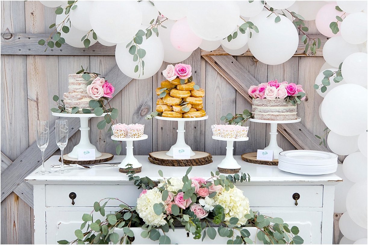 Cake Table Dessert Station via Oriental Trading | Hill City Bride Virginia Wedding Blog