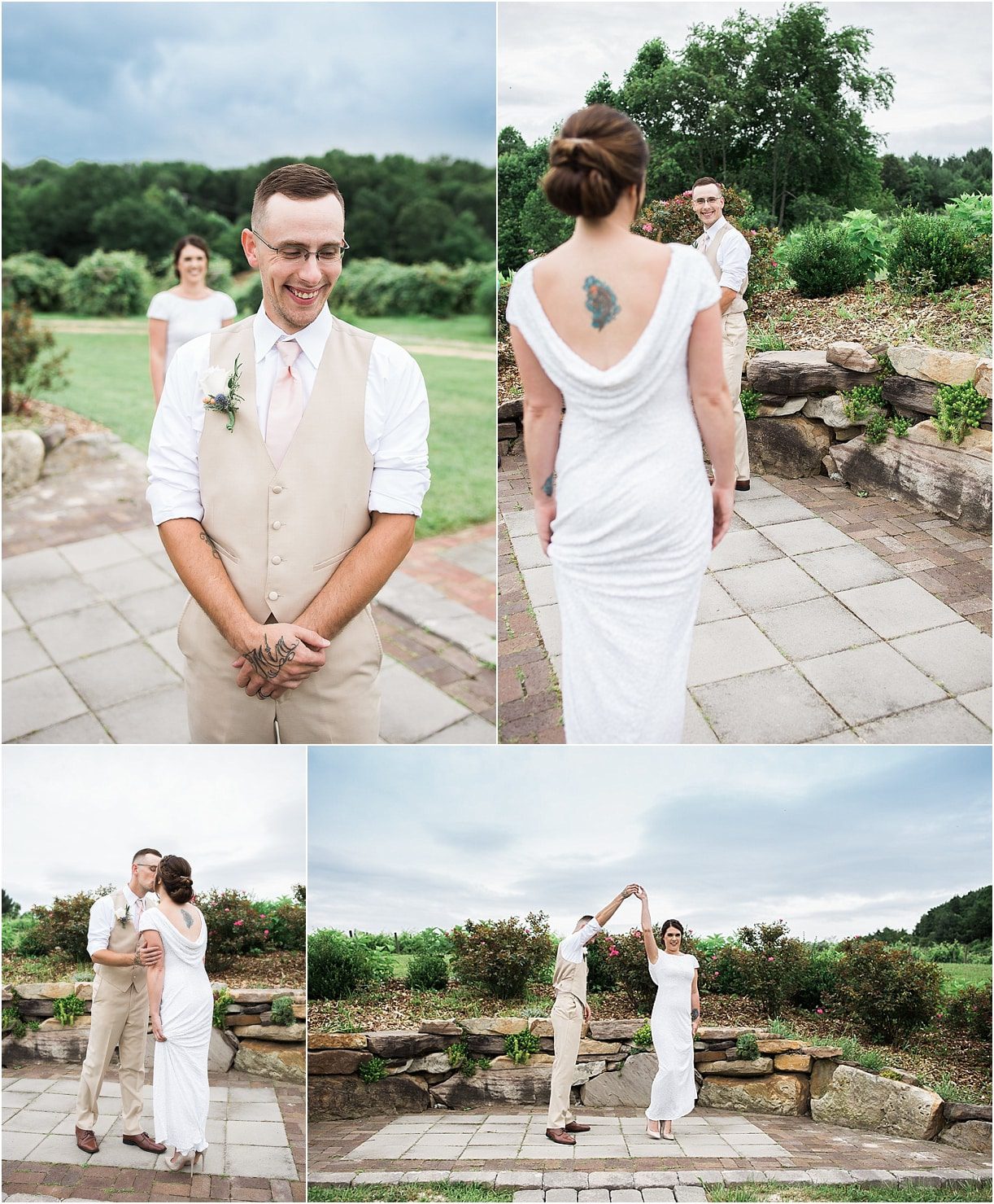 Sentimental Vow Renewal | Hill City Bride Virginia Wedding Blog by Robin Collins Photography - First Look