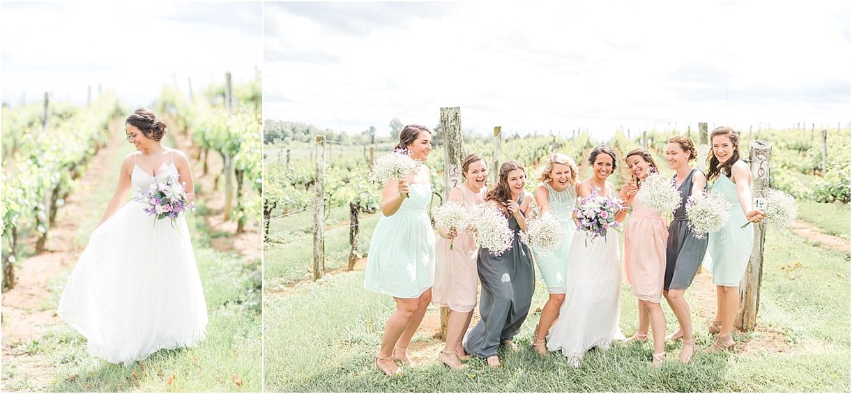 Spring Vineyard Wedding | Hill City Bride Virginia Wedding Blog - Jessica Green Photography - bridesmaids