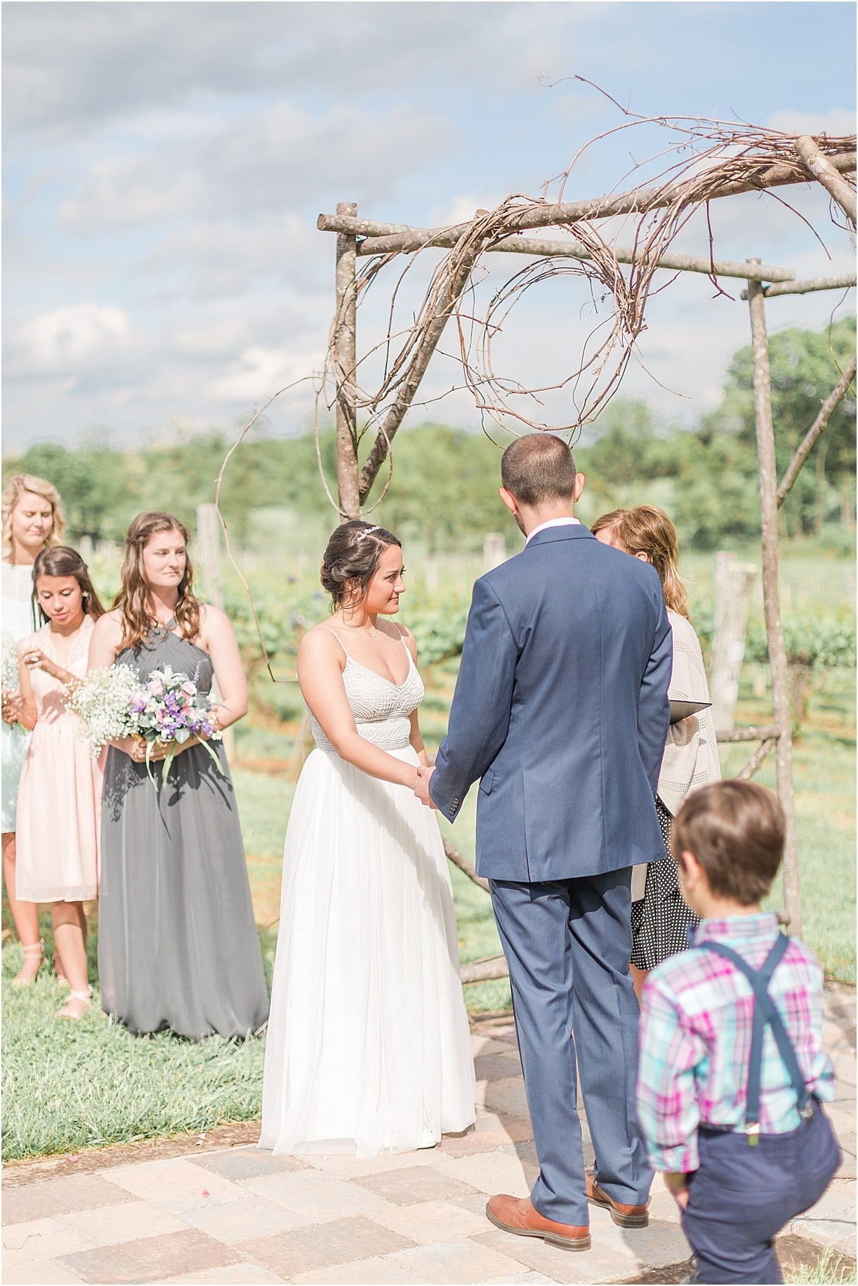 Spring Vineyard Wedding | Hill City Bride Virginia Wedding Blog - Jessica Green Photography - ceremony