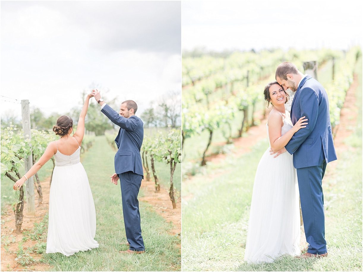 Spring Vineyard Wedding | Hill City Bride Virginia Wedding Blog - Jessica Green Photography - groom