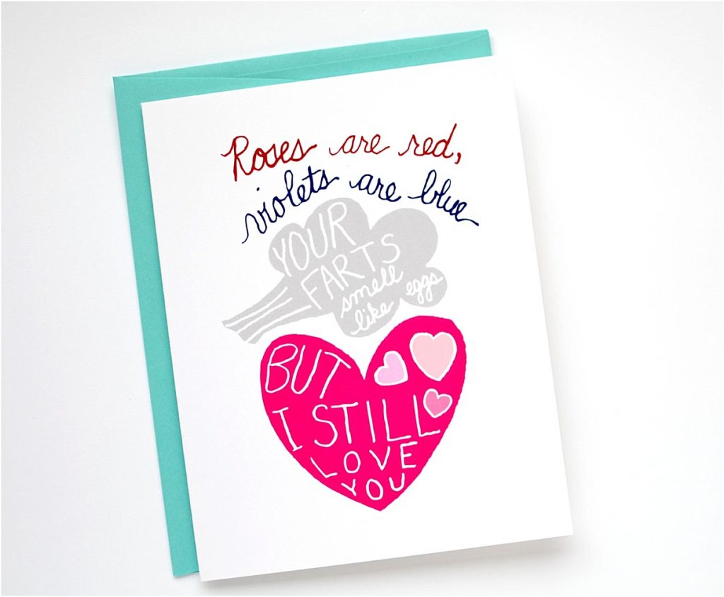 Funny Clean Valentine's Day Cards | Hill City Bride | Virginia Wedding Blog