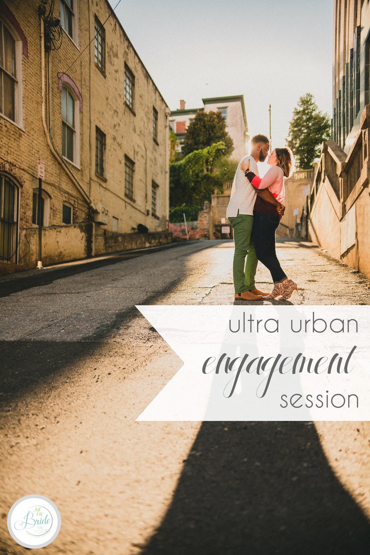 Ultra Urban Engagement Session in Lynchburg Virginia | Hill City Bride Wedding Blog